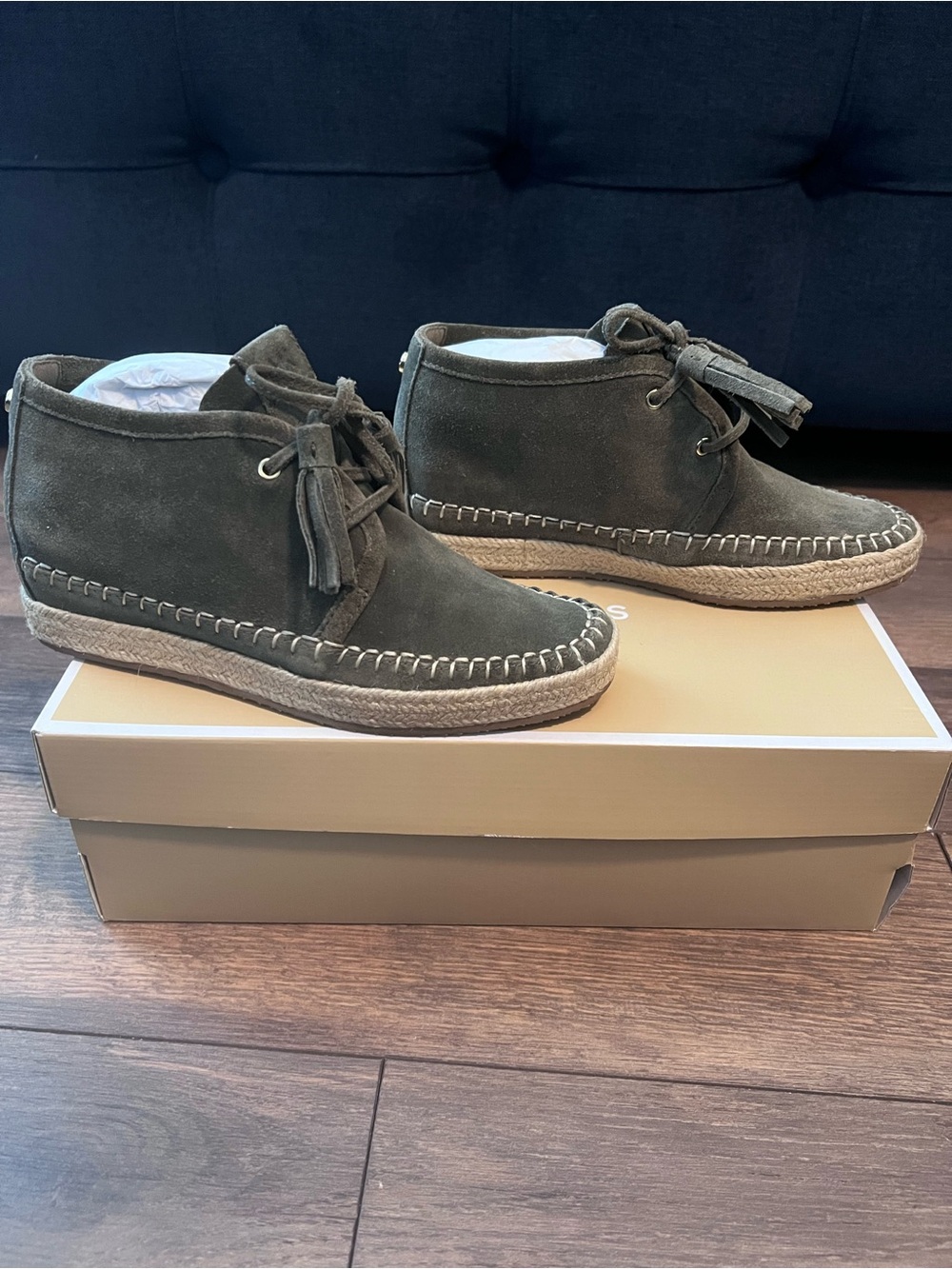 Michael Kors Kendrick Lace Up Moccasin Style Bootie - Picture 12 of 15